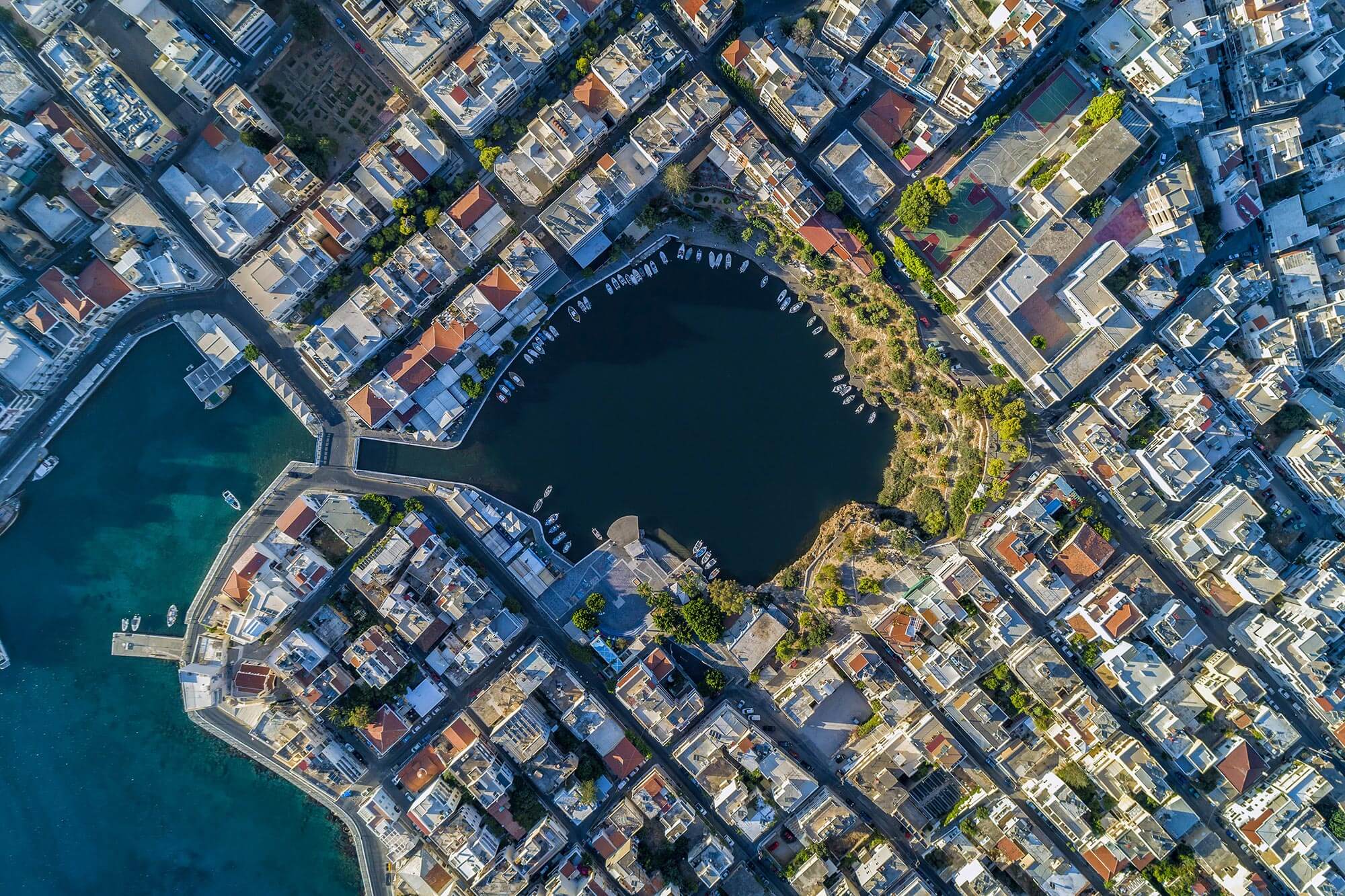 Agios Nikolaos. Sehenswürdigkeit Kreta.